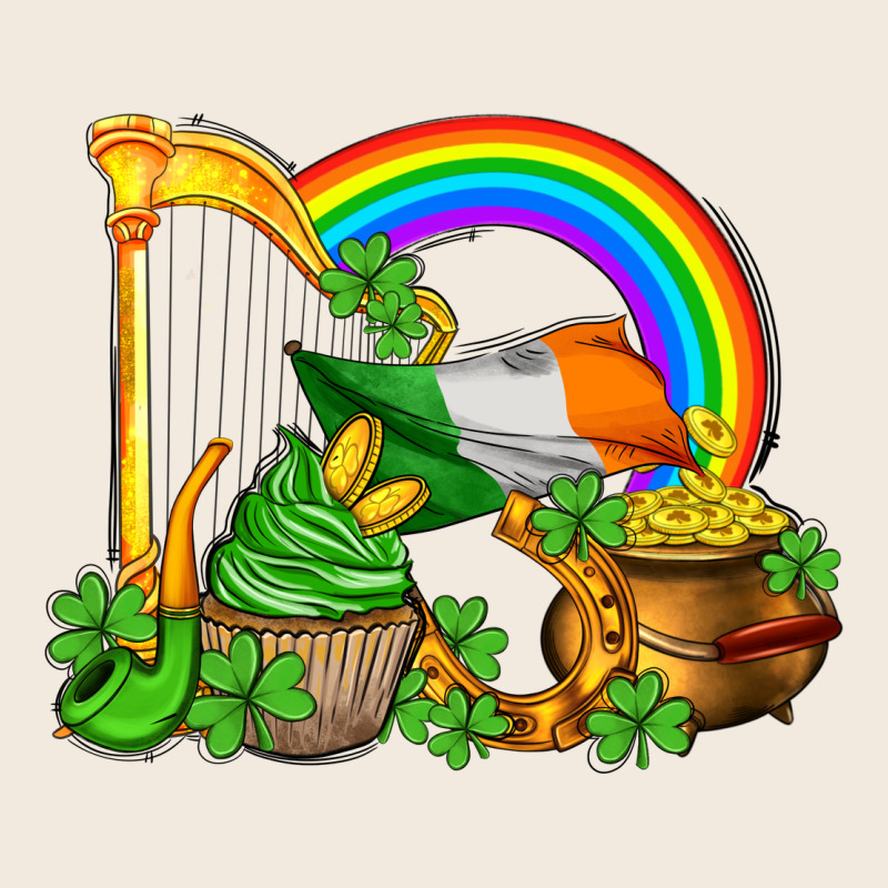 St Patricks Day  Rainbow Shamrocks Zipper Hoodie by AdoDesignShop | Teevron