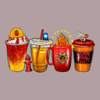 Firefighter Coffee Cups Vintage Hoodie | Teevron