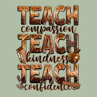 Teach Compassion Teach Kindness Teach Confidence Urban Heavy Tee | Teevron