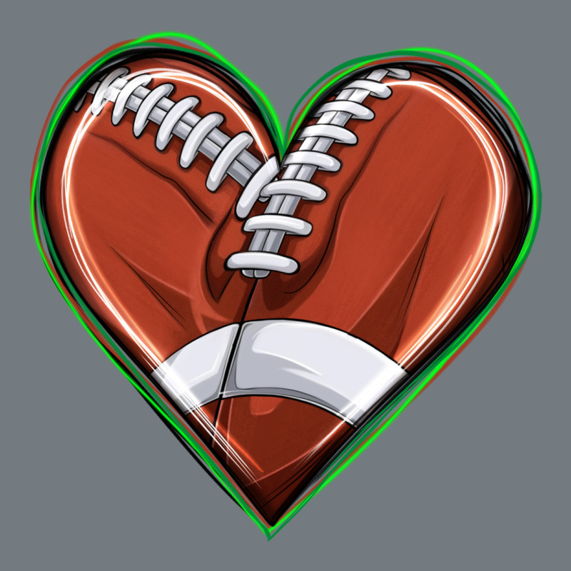 Football Heart Heavyweight Sweatshirt by texasbilliewilder | Teevron