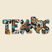 Texas Sunflower Cowhide Leopard Texas Map Premium Tee | Teevron