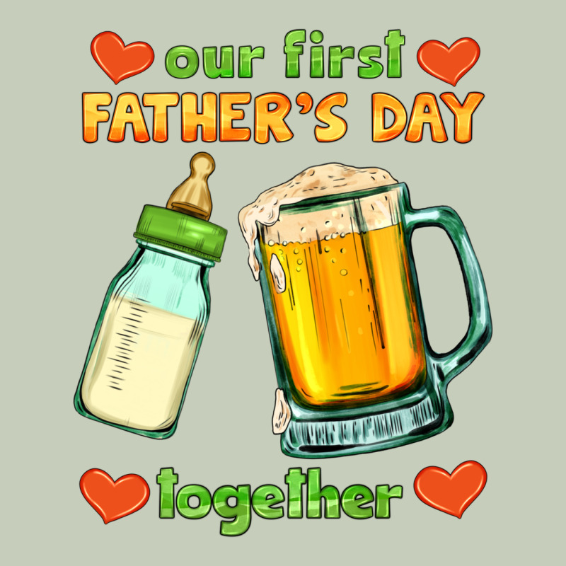 Our First Father's Day Together Long Sleeve Tee by HRA Design Shop | Teevron