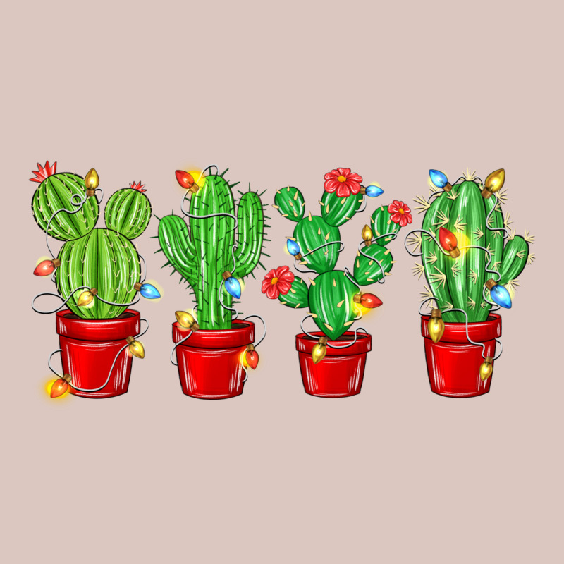 Christmas Cactuses Premium Hoodie by MaliasSmallBusiness | Teevron