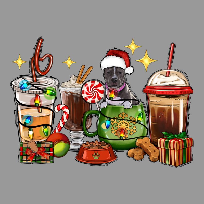 Christmas Coffee Cups With Pitbull Vintage Hoodie by RanaPortraitStore | Teevron