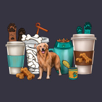 Golden Retriever Dog Coffee Cups Vintage Hoodie | Teevron