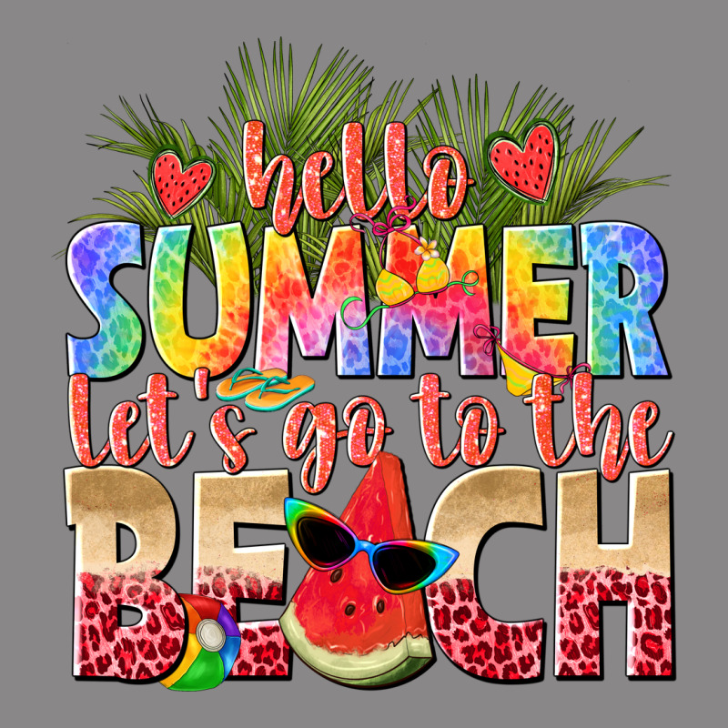 Hello Summer Lets Go To The Beach Vintage Tee by texasbilliewilder | Teevron