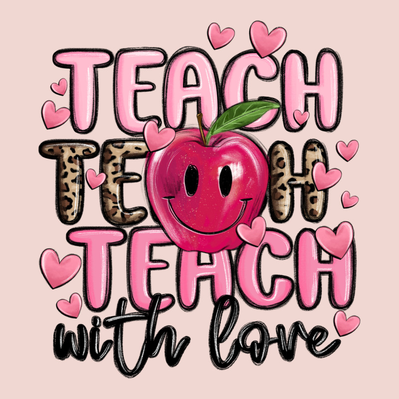 Teach Teach Teach With Love Premium Sweatshirt by MaliasSmallBusiness | Teevron