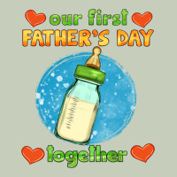 Our First Father's Day Together And Baby Bottle Long Sleeve Tee | Teevron