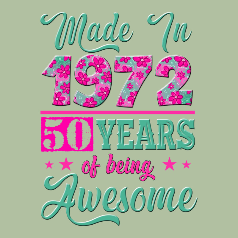 Made In 1972, 50 Years Of Being Awesome Urban Hoodie by Jasminsmagicworld | Teevron