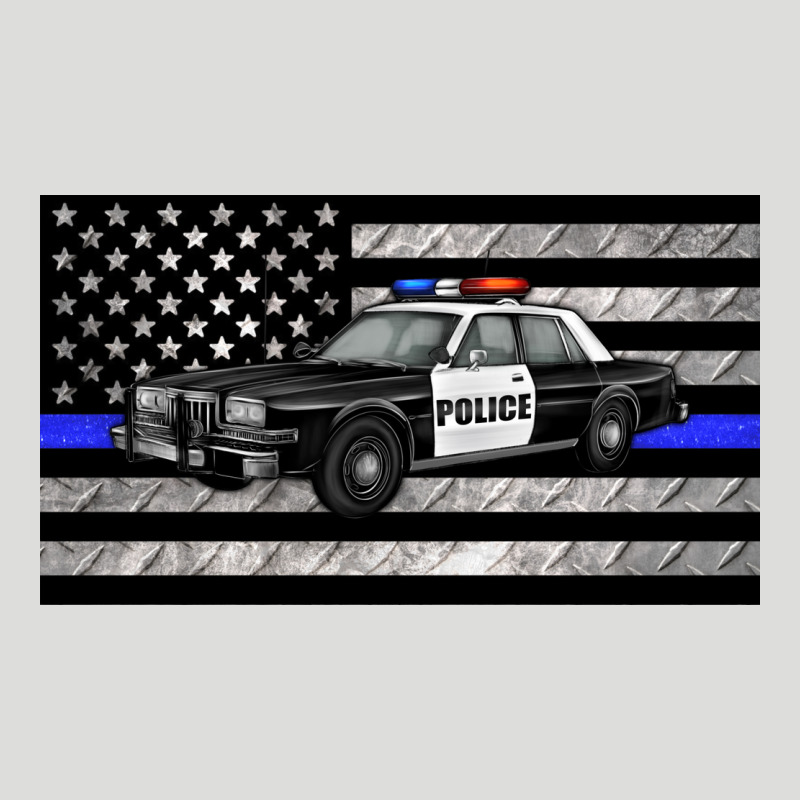 Thin Blue Line Police Car Sippy Cup Zipper Hoodie by Artiststas | Teevron