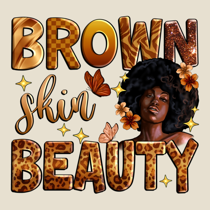 Brown Skin Beauty Urban Heavy Tee by Zillion Design Studio | Teevron
