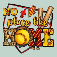 No Place Like Home Softball Zipper Hoodie | Teevron