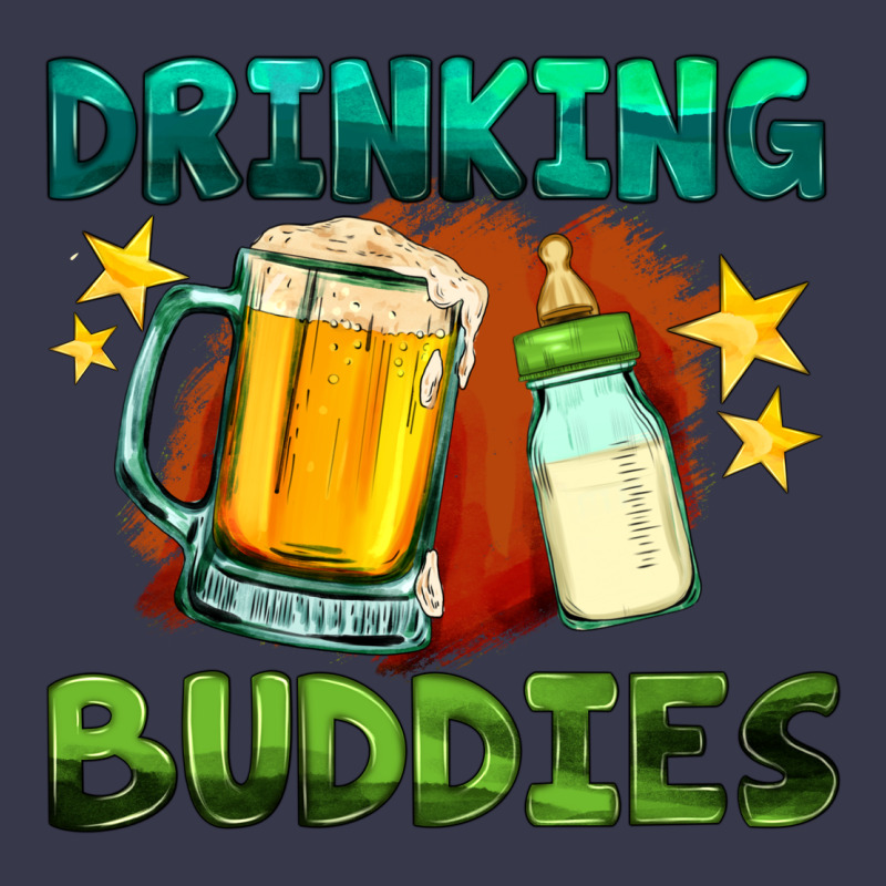 Drinking Buddies With Baby Bottle And Beer Long Sleeve Tee by HRA Design Shop | Teevron