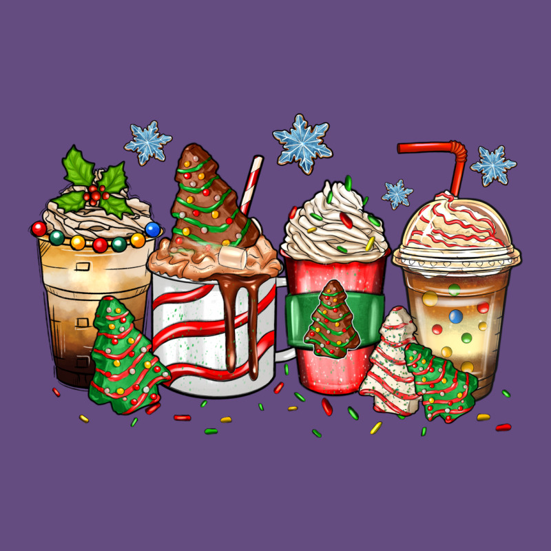 Christmas Tree Cake  Coffee Cups Vintage Hoodie by Zillion Design Studio | Teevron