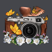 Floral Butterfly Film Roll Vintage Camera Classic Tee | Teevron