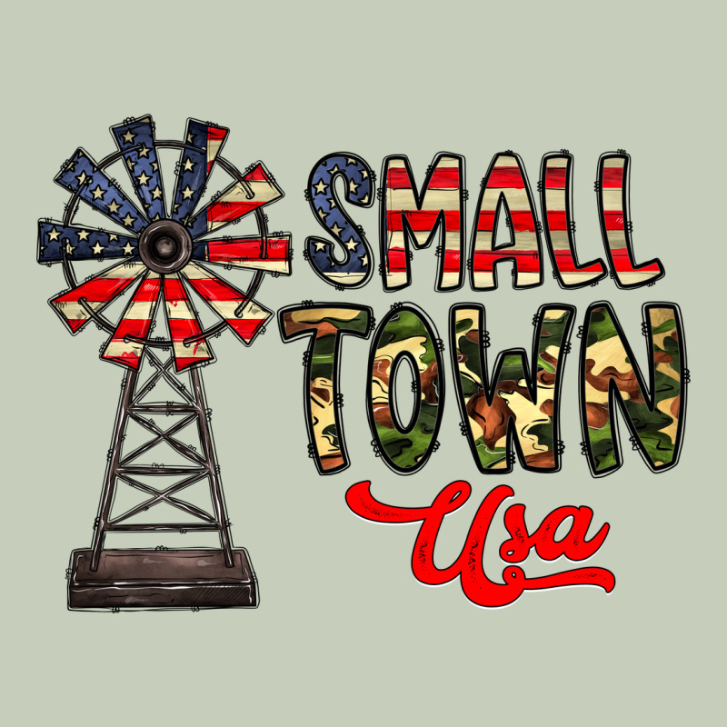 Small Town Usa Long Sleeve Tee by CowhideDigitalArt | Teevron