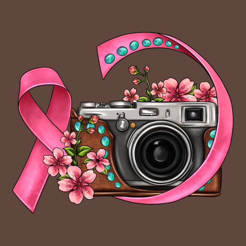 Floral Cancer Ribbon Vintage Camera Classic Tee by FaDigitalArtStudio | Teevron