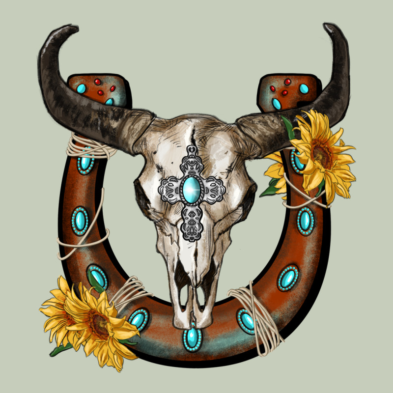 Bull Skull With Horseshoe Classic Tee by RanaPortraitStore | Teevron