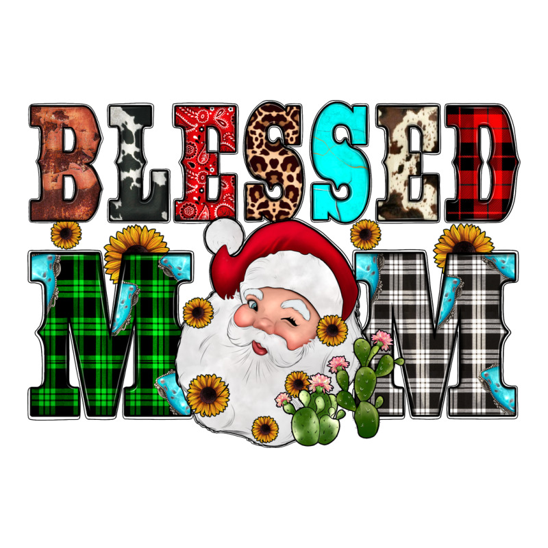 Blessed Mom Christmas Zipper Hoodie by JahusDesignShop | Teevron