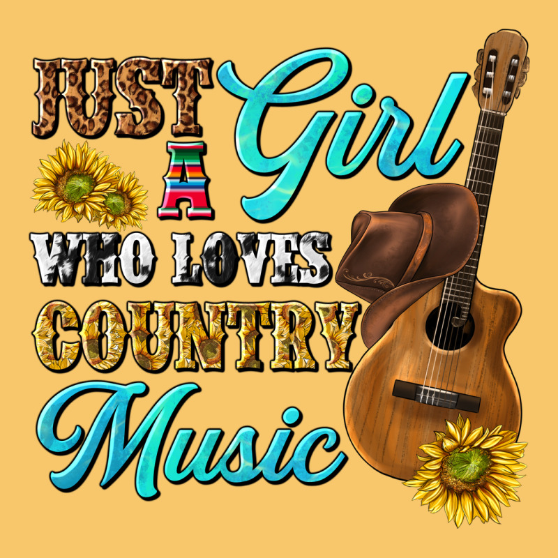 Just A Girl Who Loves Country Music Vintage Hoodie by texasbilliewilder | Teevron