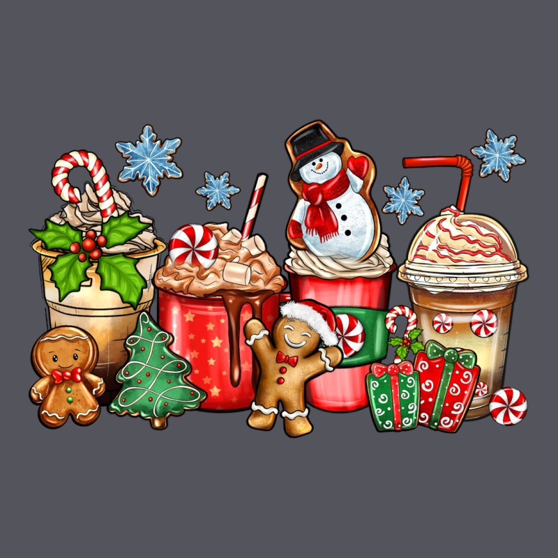 Christmas Coffee Cups Vintage Hoodie by Zillion Design Studio | Teevron
