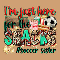 I'm Just Here For The Snacks #soccer Sister Vintage Tee | Teevron