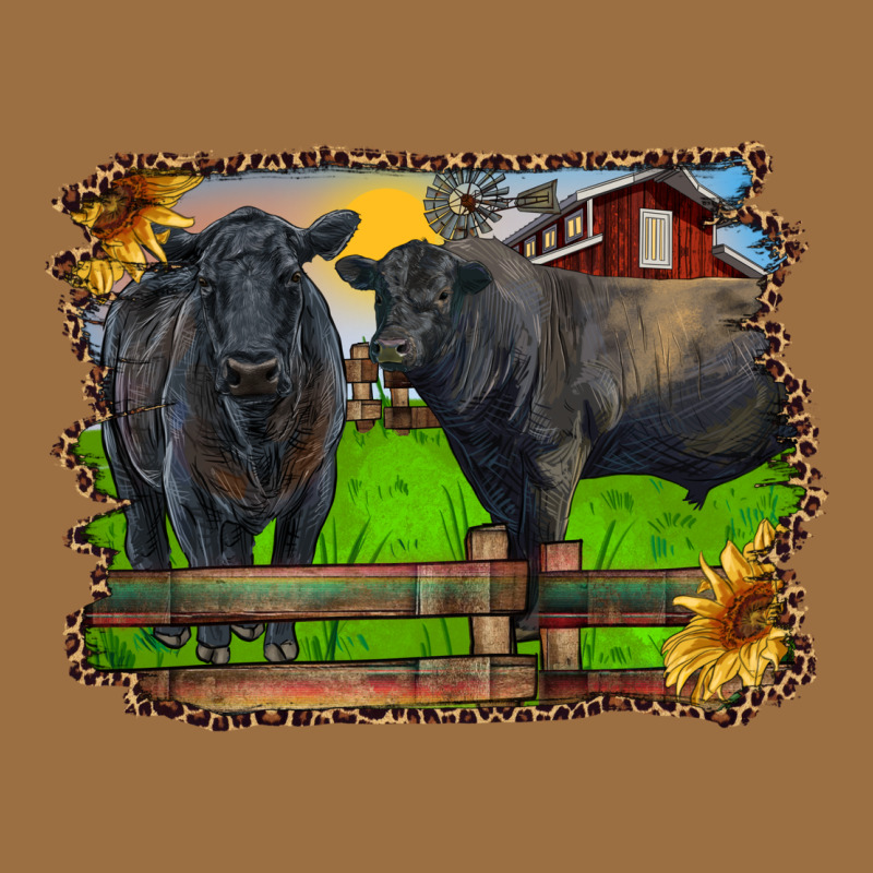 Black Angus Cattle And Bull In Barnyard Vintage Tee by RanaPortraitStore | Teevron