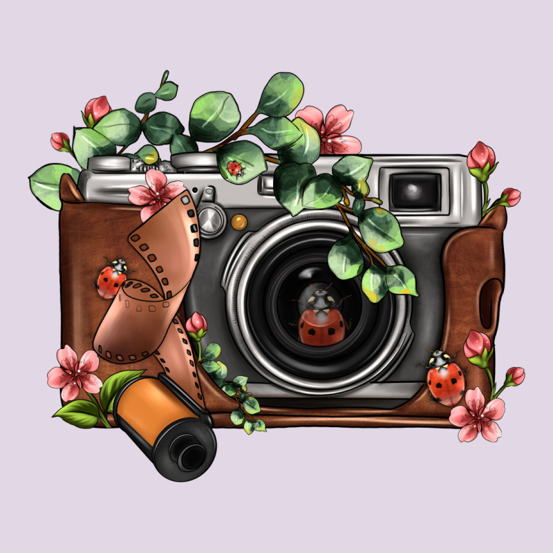 Floral Eucalyptus Film Roll Vintage Camera Classic Tee by FaDigitalArtStudio | Teevron