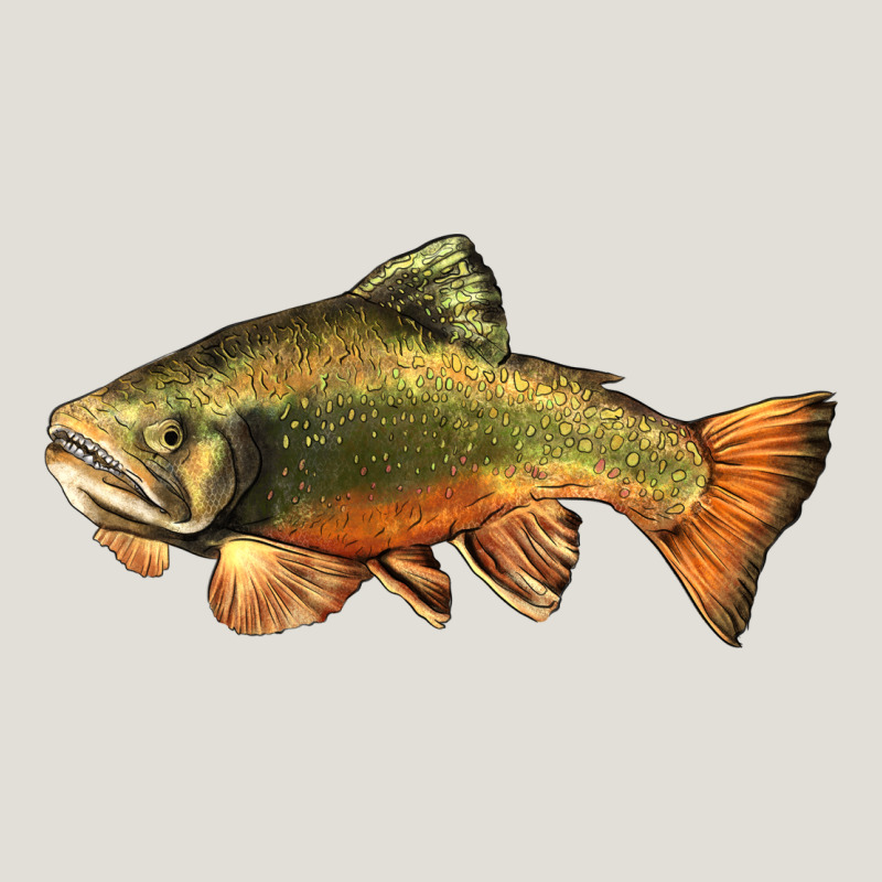 Leaping Brook Trout Heavy Core Tee by LillyAllenDesigns | Teevron