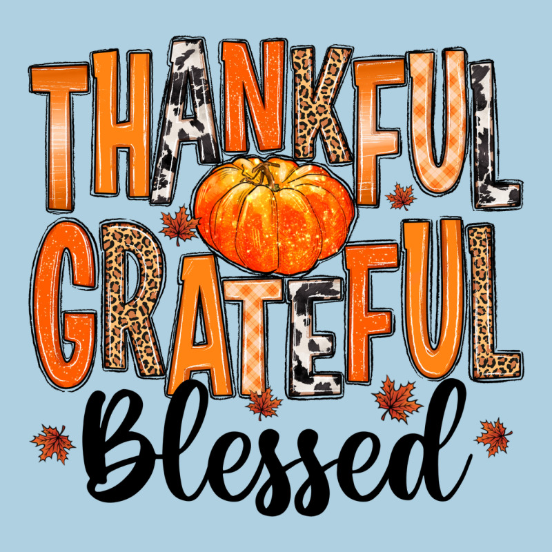Thankful Grateful Blessed Premium Hoodie by MaliasSmallBusiness | Teevron