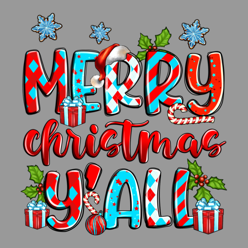Merry Christmas Y'all Vintage Hoodie by Zillion Design Studio | Teevron