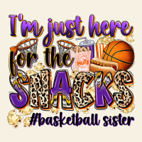 I'm Just Here For The Snacks #basketball Sister Vintage Tee | Teevron