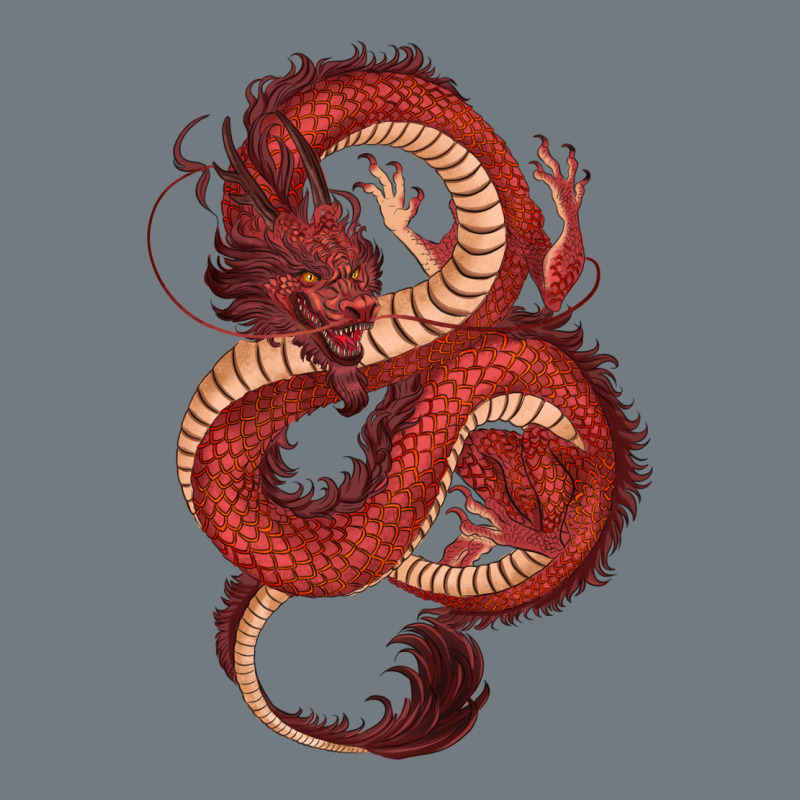 Red Dragon Heavyweight Sweatshirt by RanaPortraitStore | Teevron