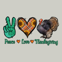 Peace Love Thanksgiving Heavyweight Hoodie | Teevron