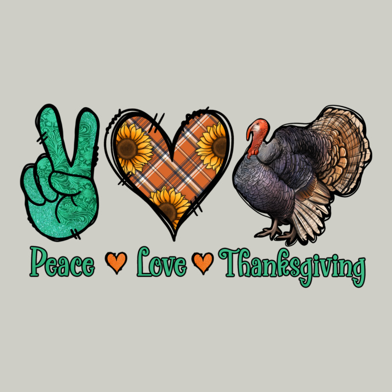 Peace Love Thanksgiving Heavyweight Hoodie by Jasminsmagicworld | Teevron