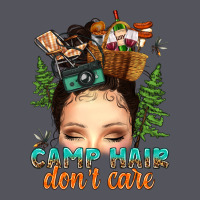 Messy Bun Camp Hair Dont Care Vintage Hoodie | Teevron