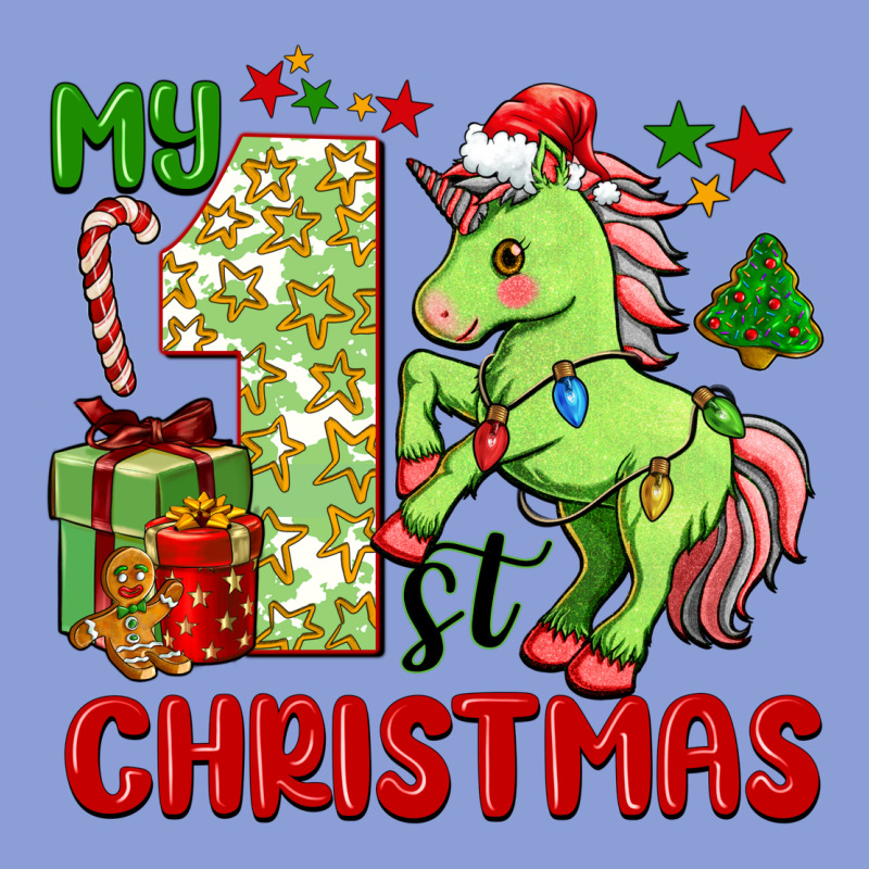 My First Christmas Unicorn Long Sleeve Tee by FaDigitalArtStudio | Teevron