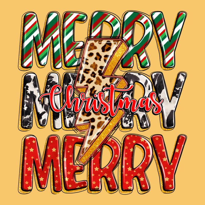 Merry Christmas Lightning Bolt Vintage Hoodie by Zillion Design Studio | Teevron