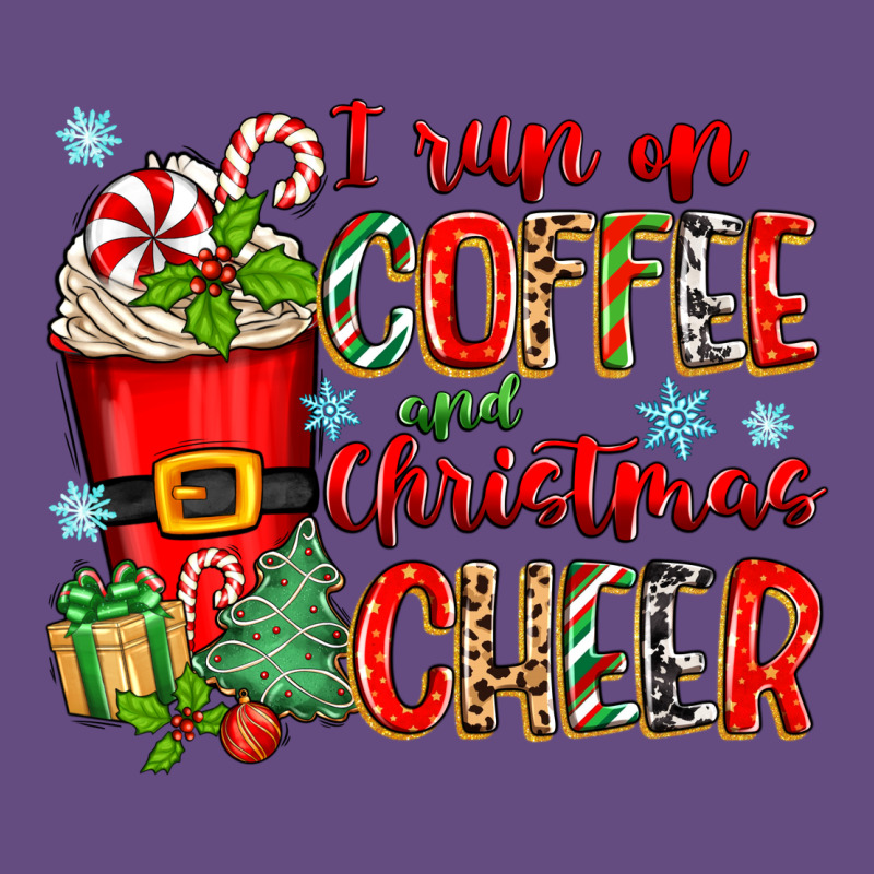 I Run On Coffee And Christmas Cheer Vintage Hoodie by Zillion Design Studio | Teevron