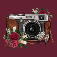 Floral Feather Vintage Camera Classic Tee | Teevron