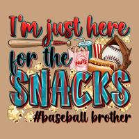I'm Just Here For The Snacks #baseball Brother Vintage Tee | Teevron