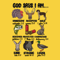 God Says I Am Hunting Premium Sweatshirt | Teevron