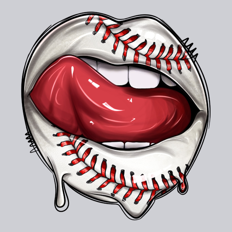 Sports Lips Baseball Heavyweight Sweatshirt by texasbilliewilder | Teevron