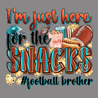 I'm Just Here For The Snacks #american Football Br Vintage Tee | Teevron