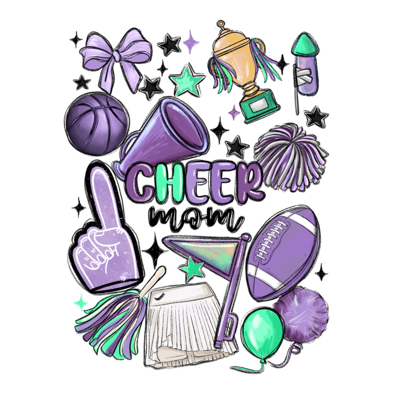 Cheer Mom Premium Sweatshirt by MaliasSmallBusiness | Teevron