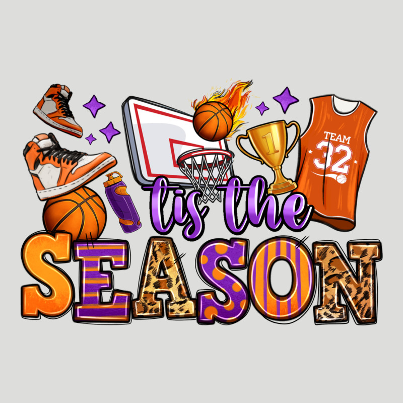 Tis The Season Basketball Zipper Hoodie by Jasminsmagicworld | Teevron