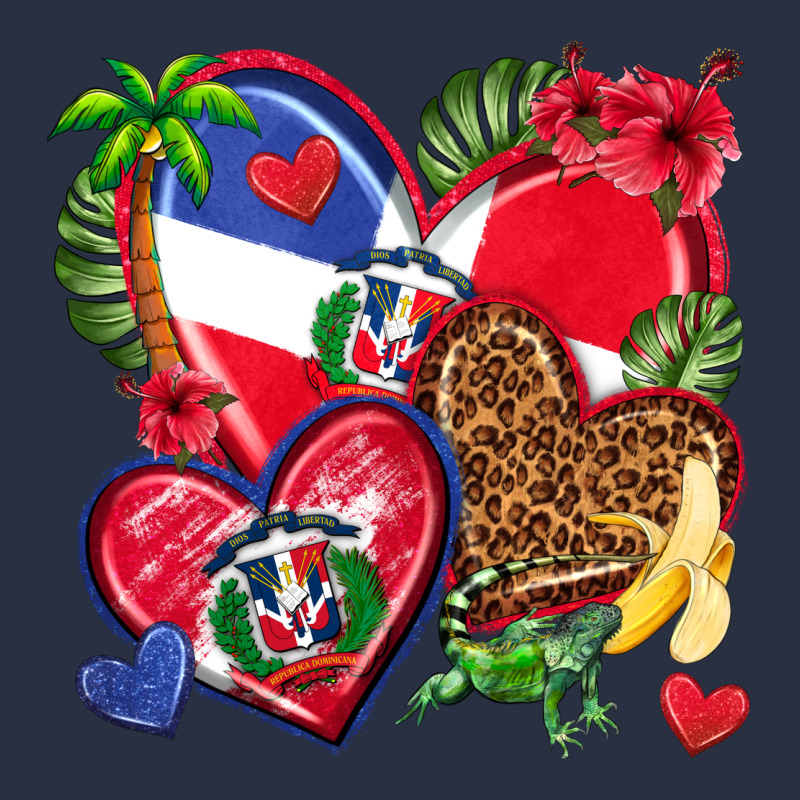 Dominican Republic  Hearts Heavyweight Sweatshirt by texasbilliewilder | Teevron