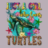 Just A Girl Who Loves Turtles Vintage Tee | Teevron