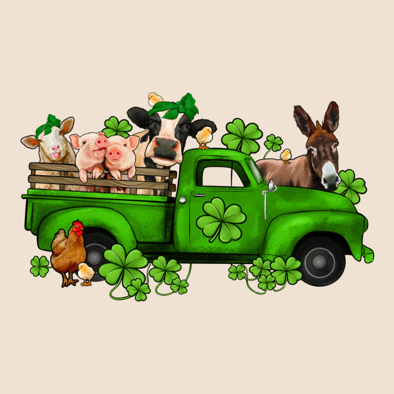 St Patricks Farm Animals Truck Urban Hoodie by Jasminsmagicworld | Teevron