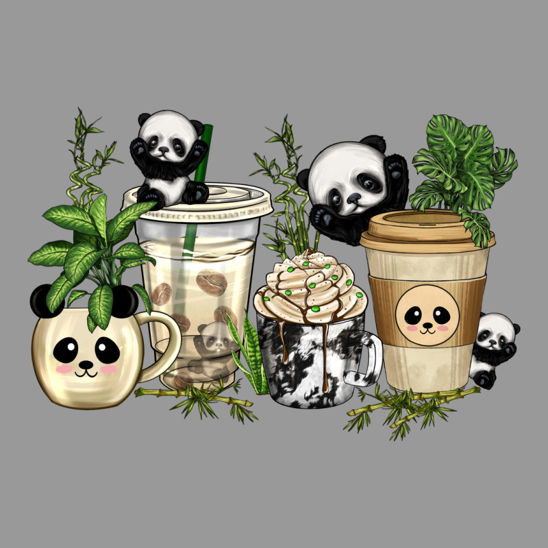 Panda Coffee Cups Vintage Hoodie by texasbilliewilder | Teevron
